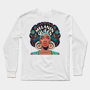 Melanin Queen Long Sleeve T-Shirt